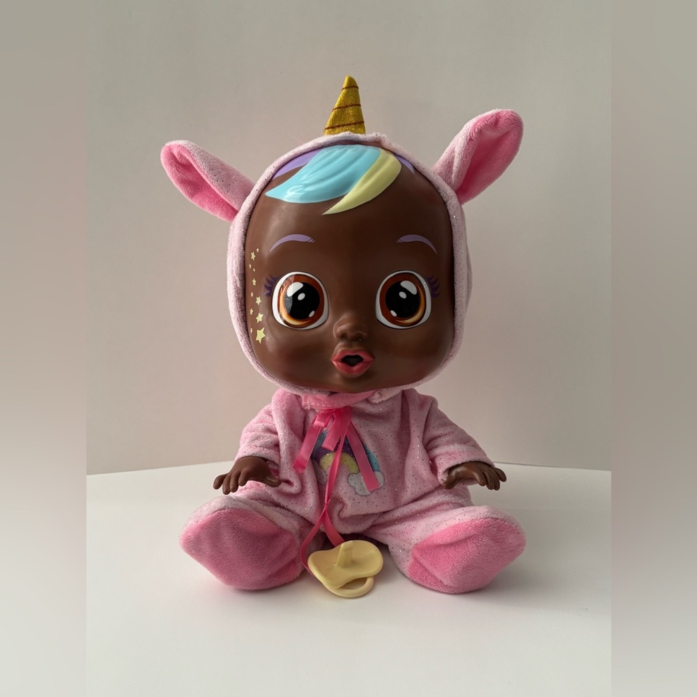 Cry Babies Jassy the Unicorn Baby Doll Interactive with Sound & Real Tears